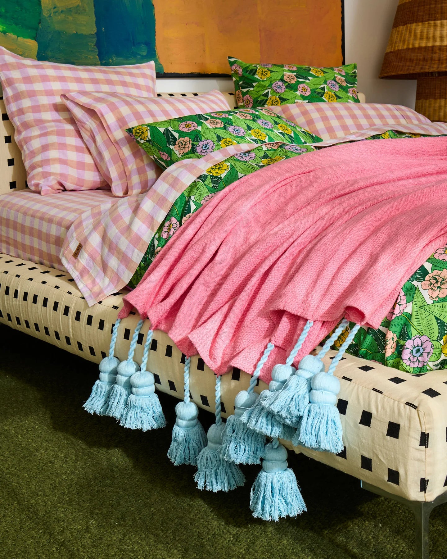Sugar Tassel Throw
