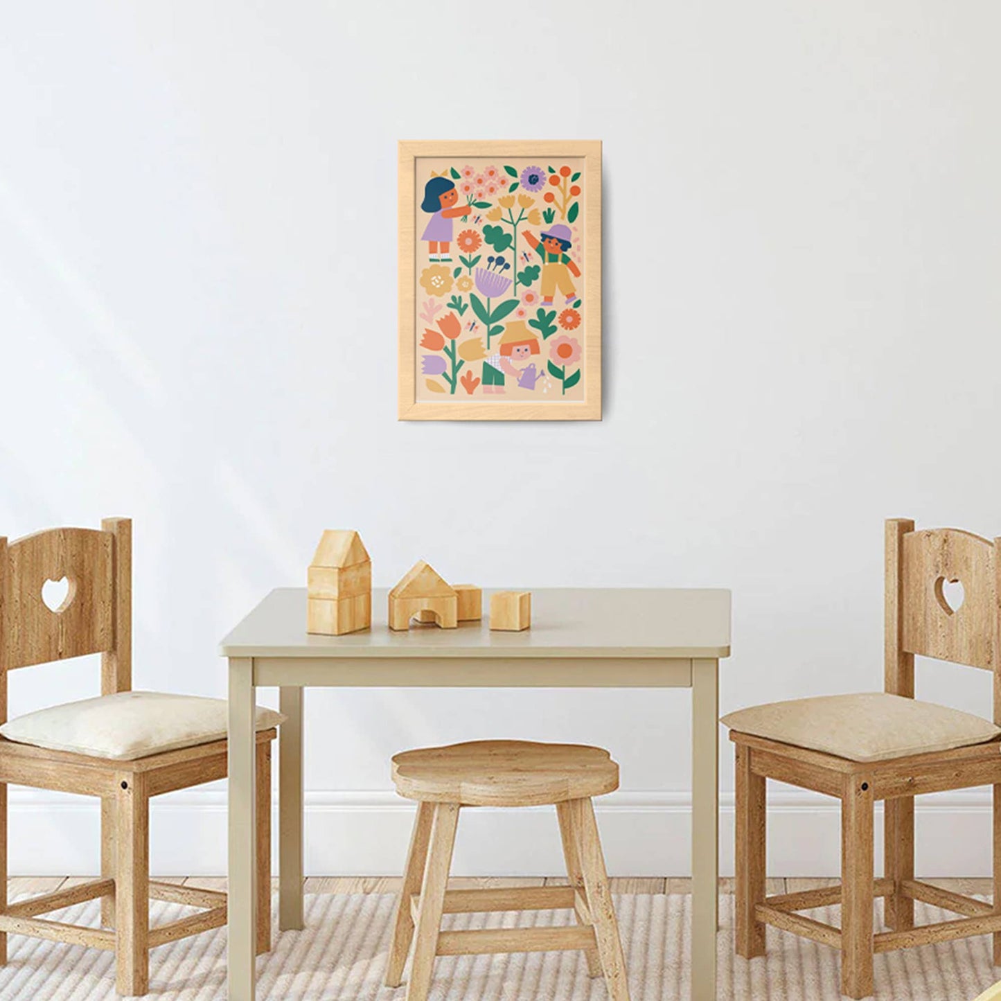 Kids Paint by Numbers - Flower Patch