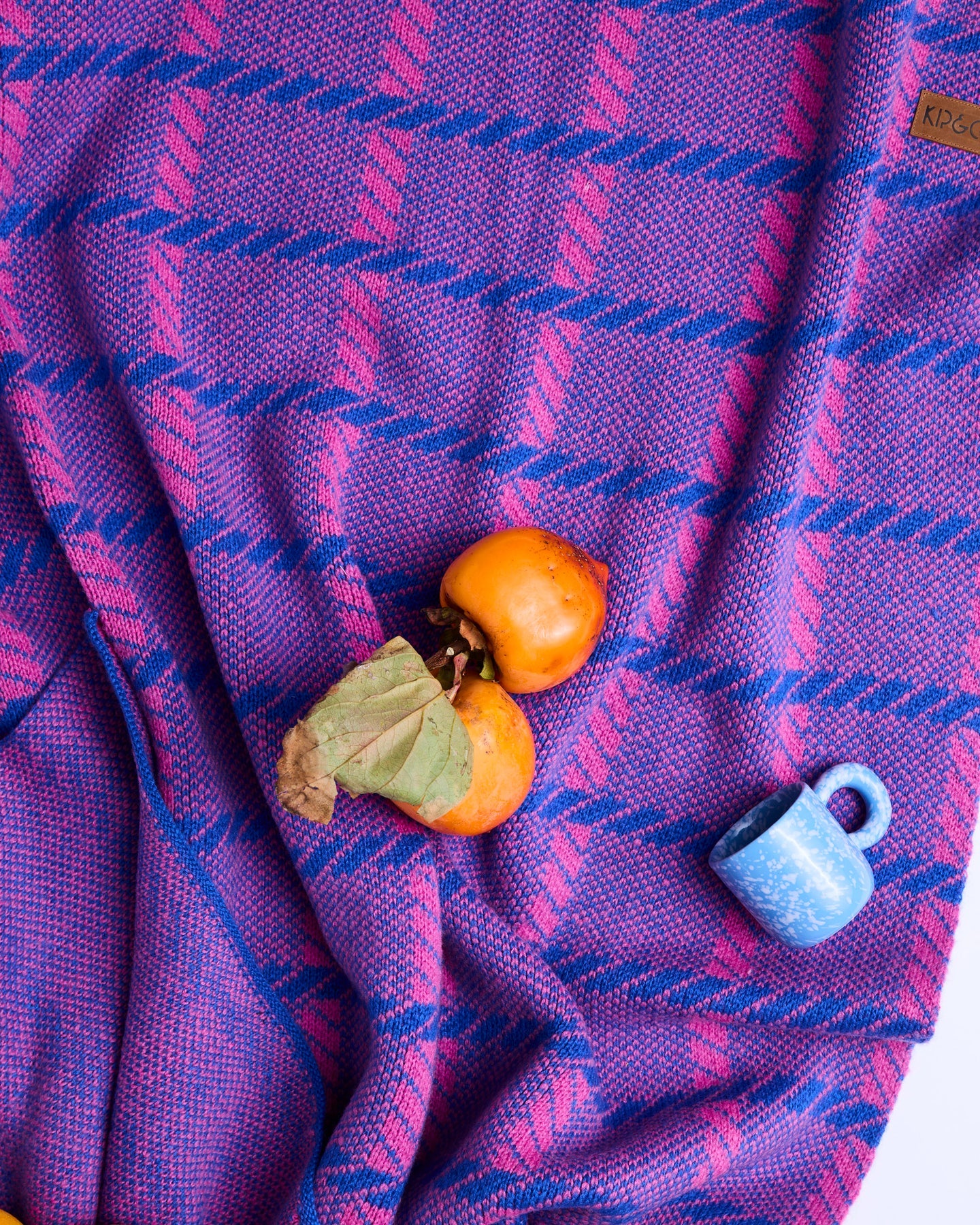 Just Landed - Pink Punch Check Blanket