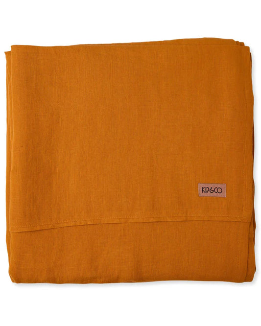 Marmalade Linen Flat Sheet