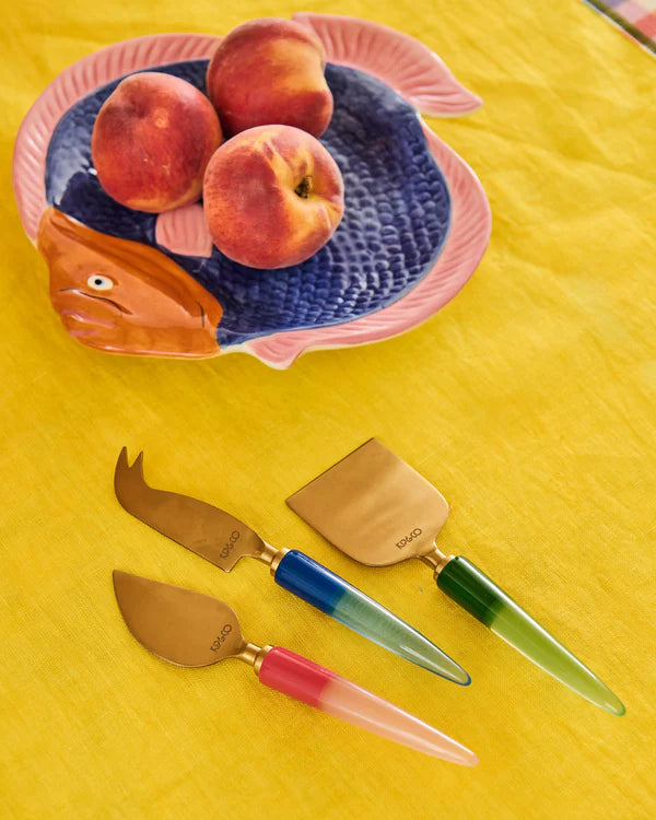 Bejewelled Cheese Knife Set