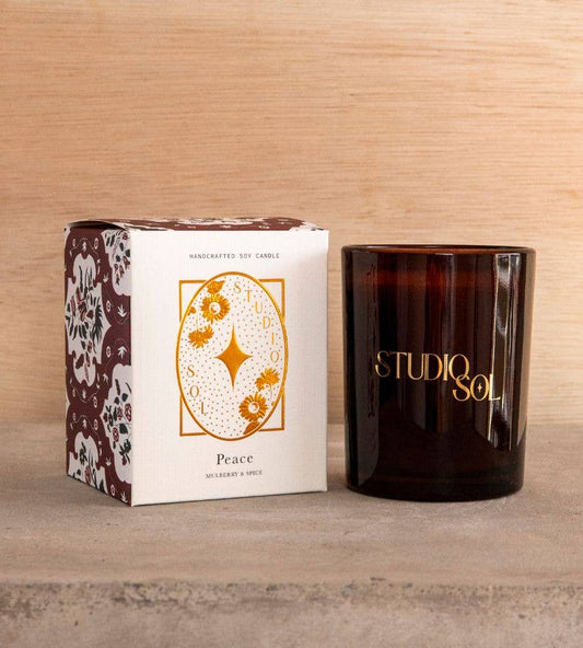 Peace Candle | Mulberry + Spice