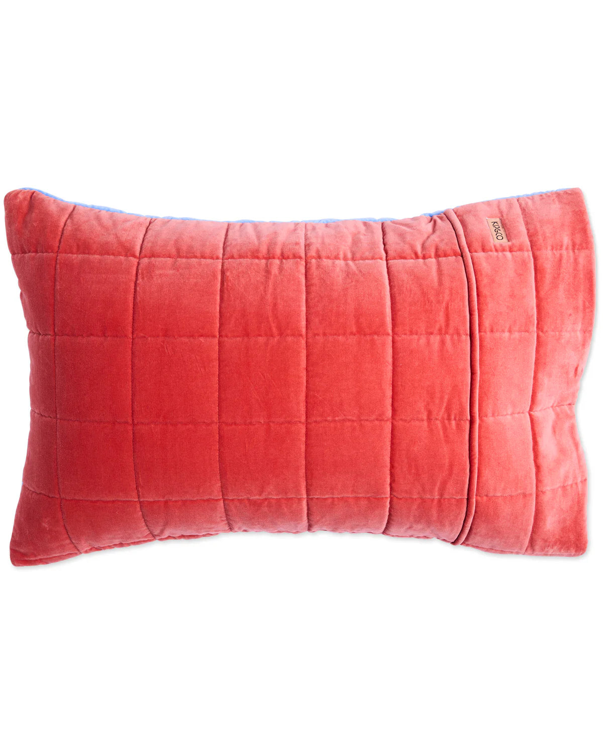 Blue Robin Velvet Quilted Pillowcases (Set of 2)