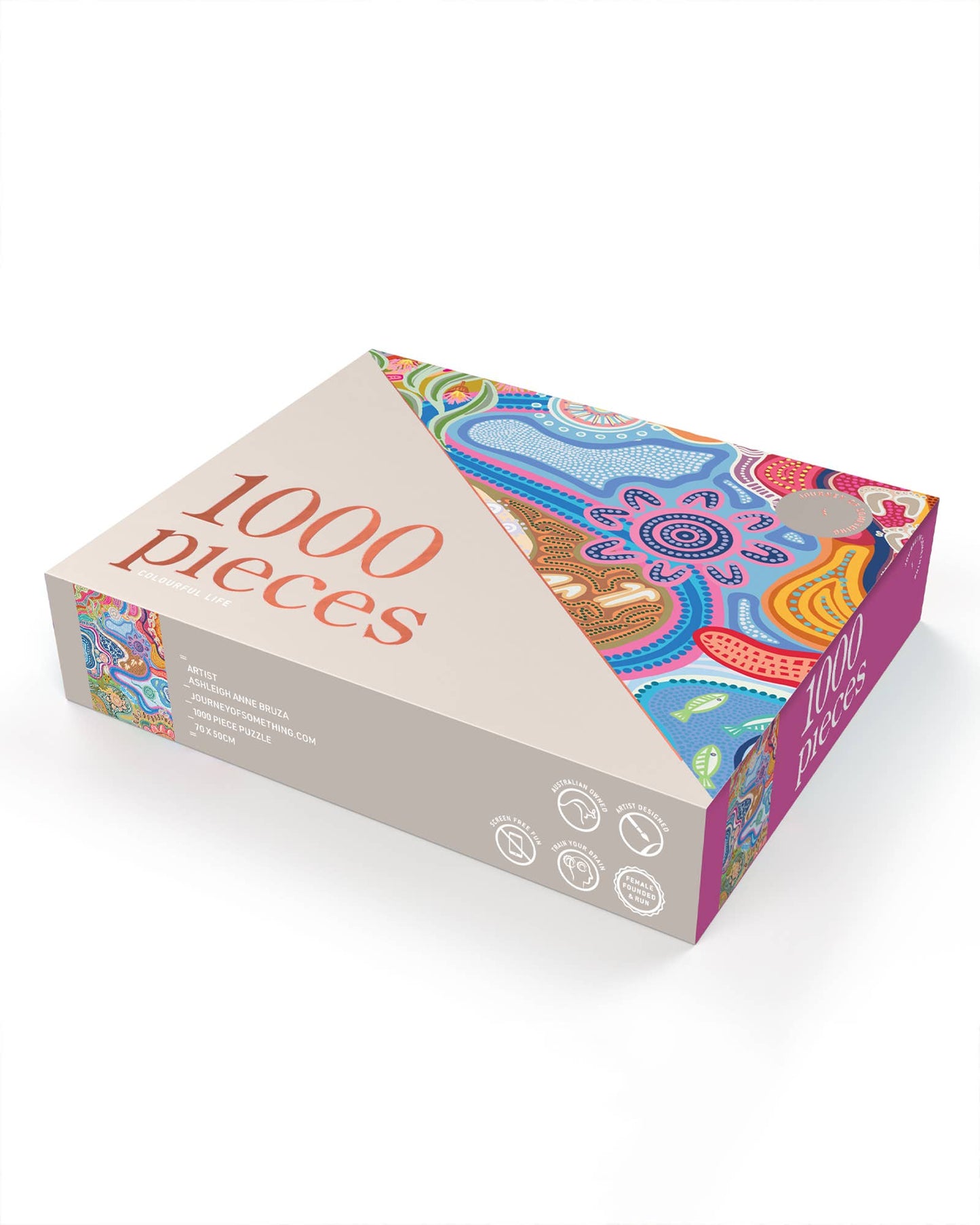 1000 Piece Jigsaw Puzzle - Colourful Life