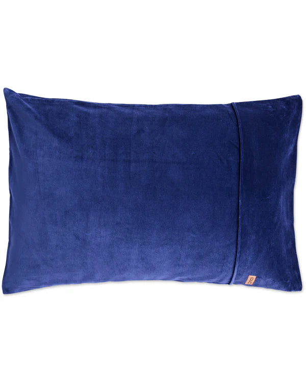 Navy Velvet Pillowcase Set