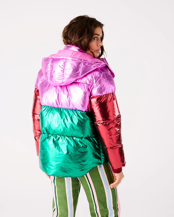Joy Foil Puffa Jacket