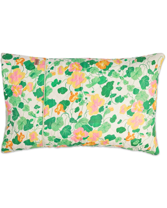 Nasturtium Linen Quilted Pillowcases