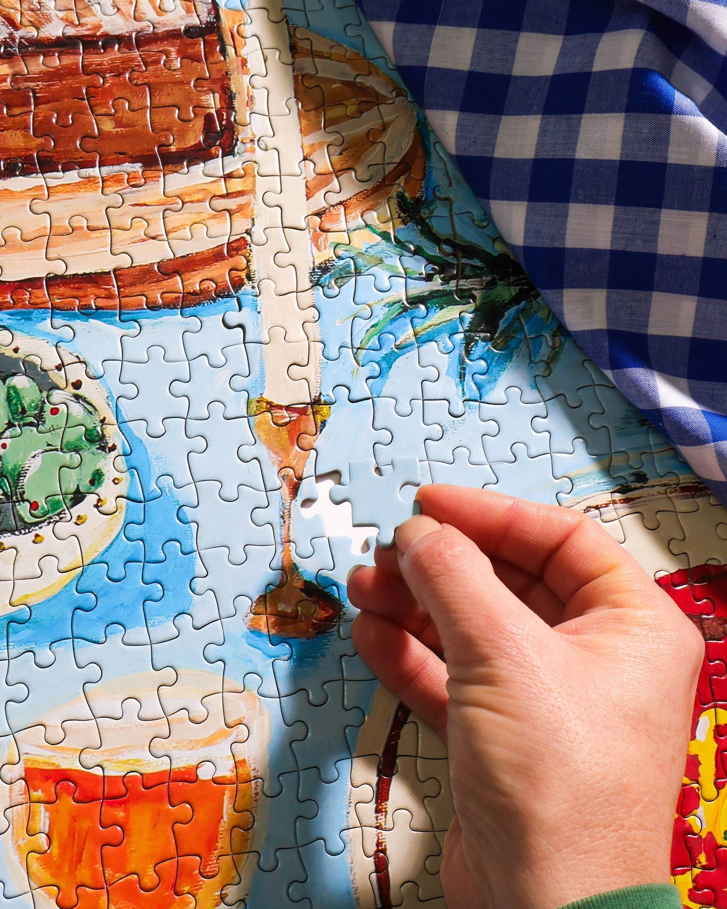 1000 Piece Puzzle - Feast On The Sunlit Terrace