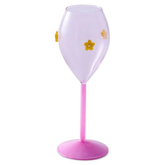 Flower Power Champagne Glasses (Set of 2)