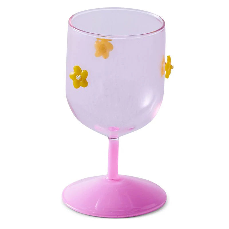 Flower Power Wine Glasses (Set of 2)