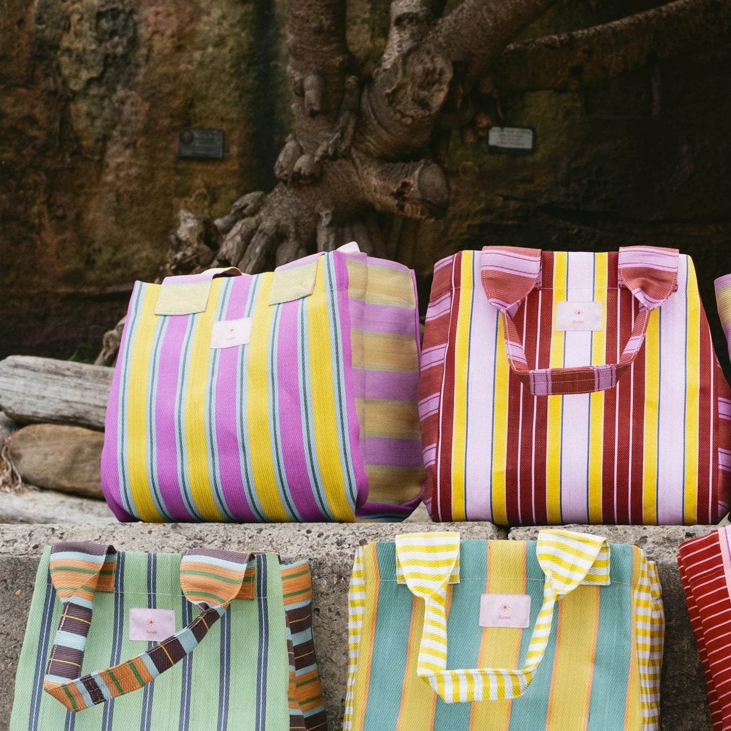 Bundle Tote in Sunrose