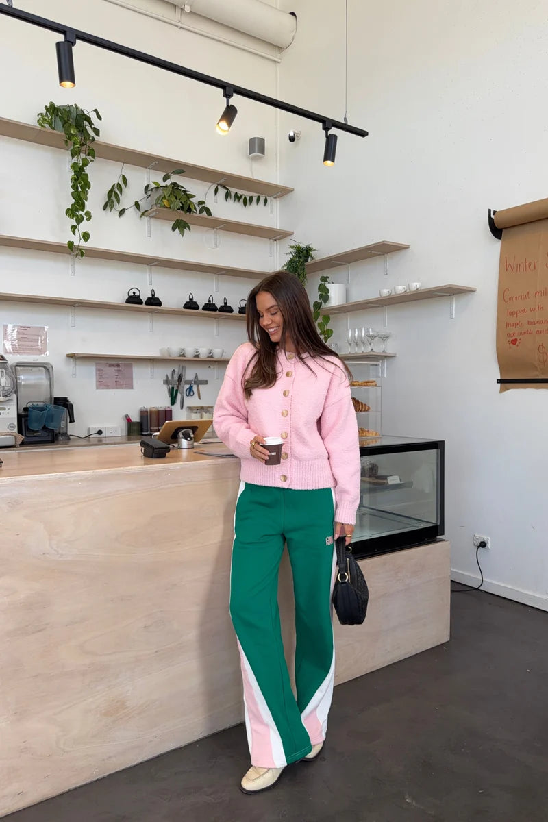 Mallorca Track Pant in Sea Green