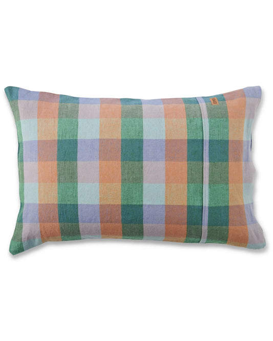 Skyline Tartan Linen Pillowcase Set