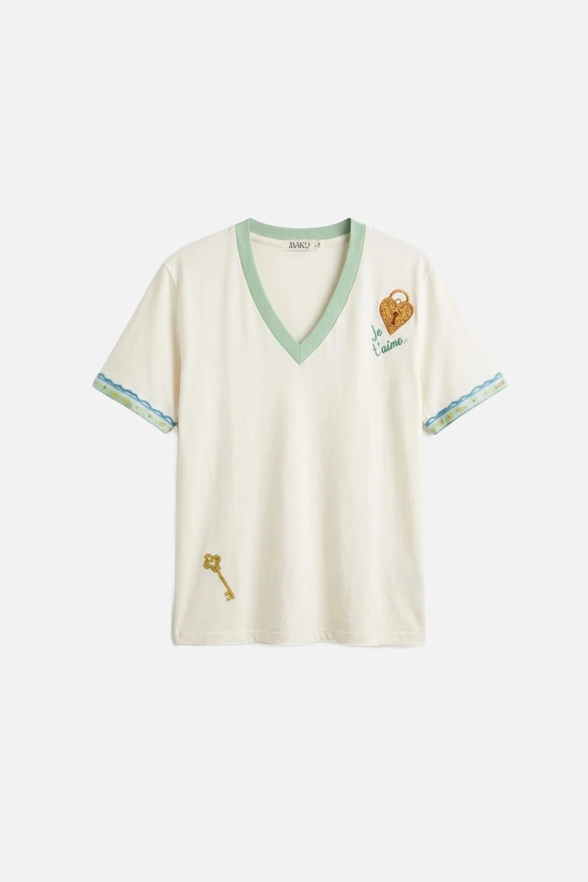 Love Lock V-Neck Tee