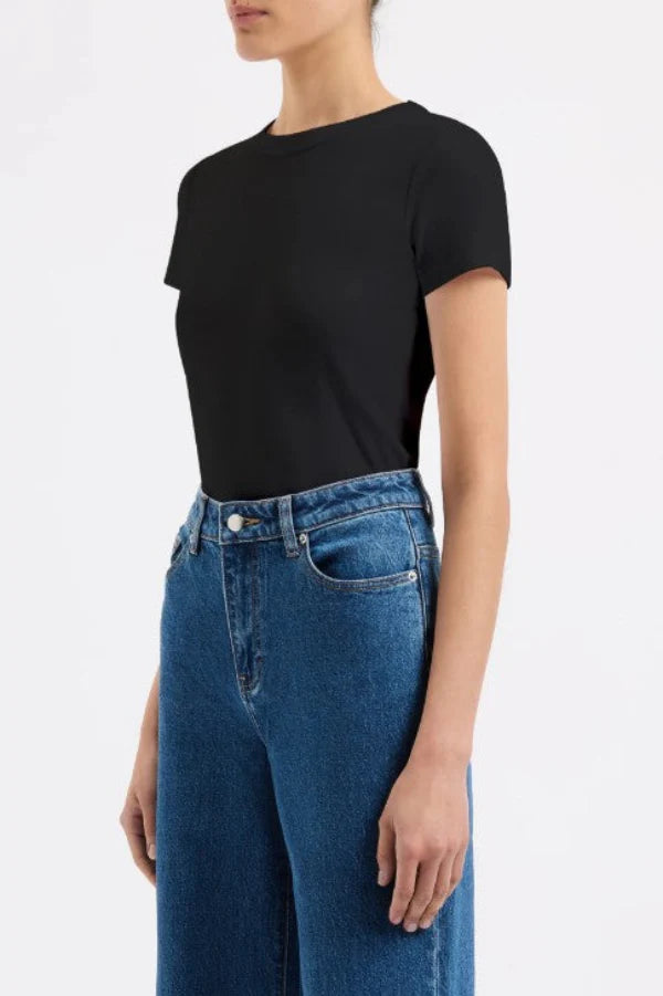 Organic Baby Tee in Black