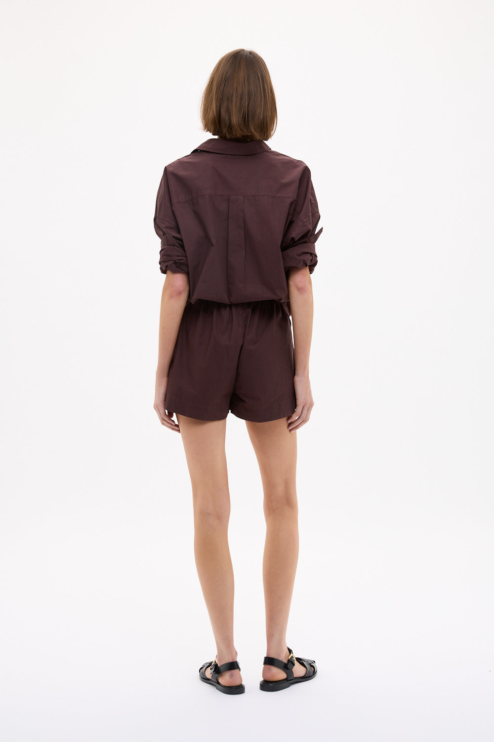 The Chiara Shorts in Chocolate