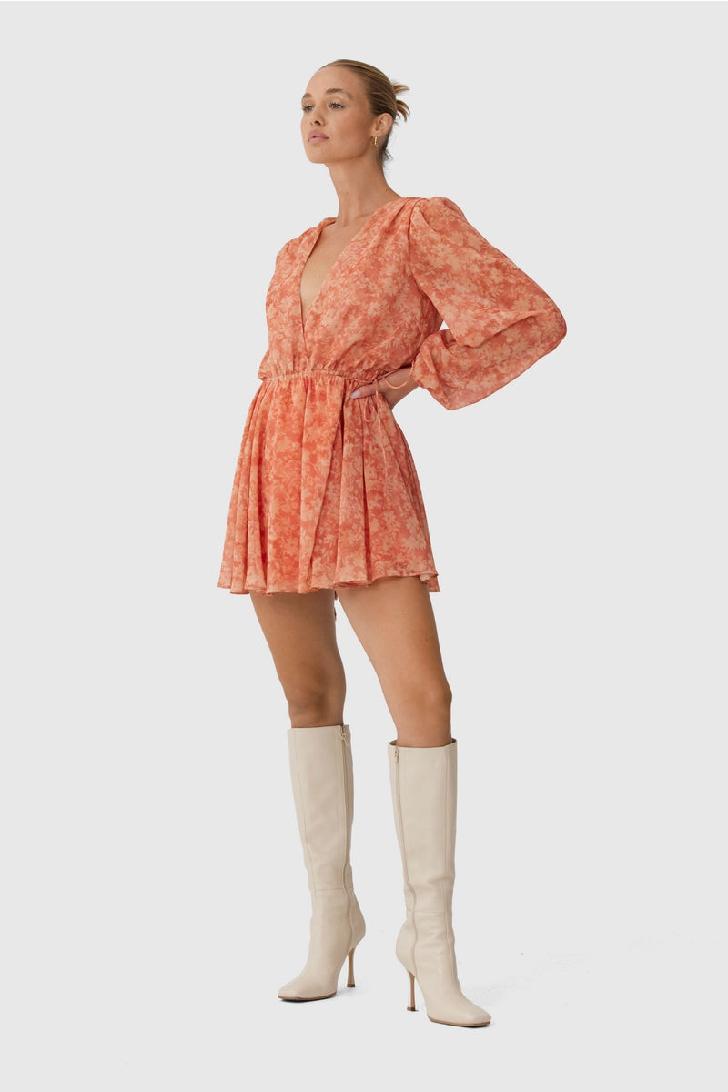 Peppa Long Sleeve Mini Dress