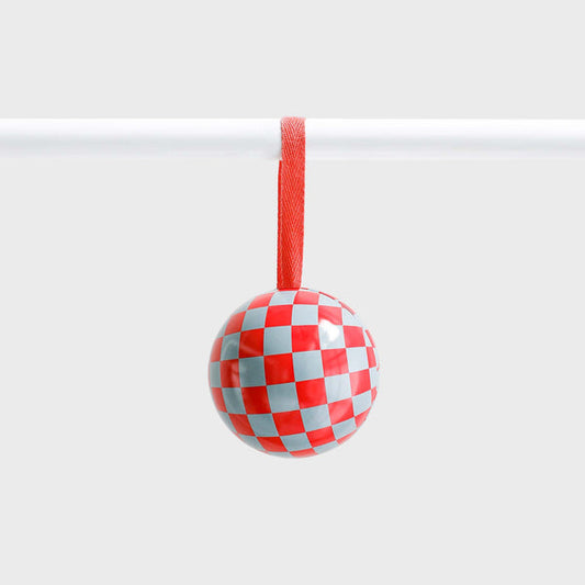 Red Checkers Bauble