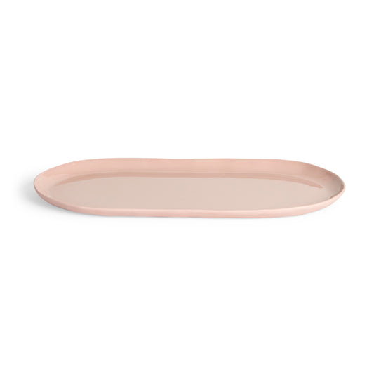 Cloud Oval Dish in Icy Pink