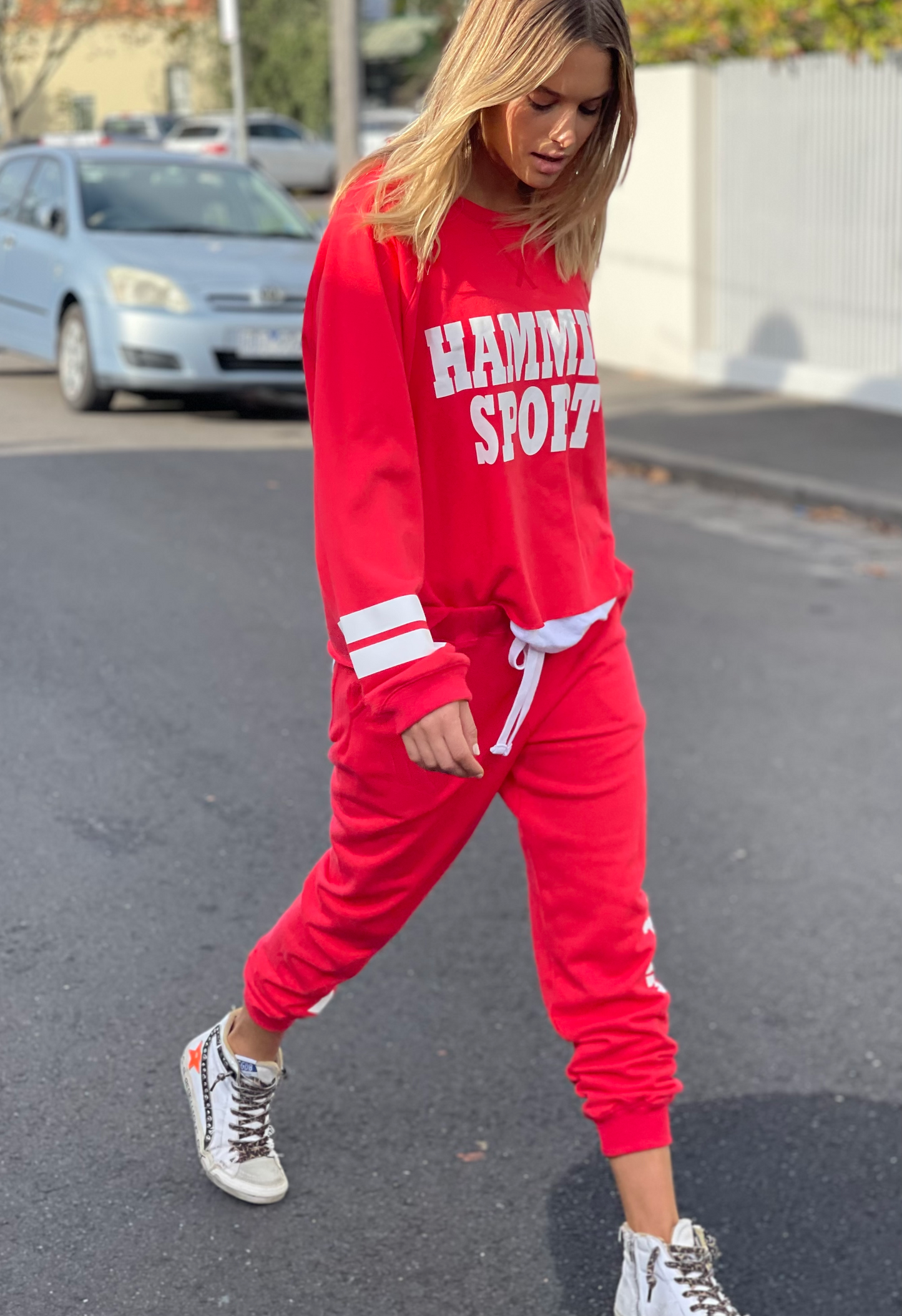 Sport Track Pant - Red