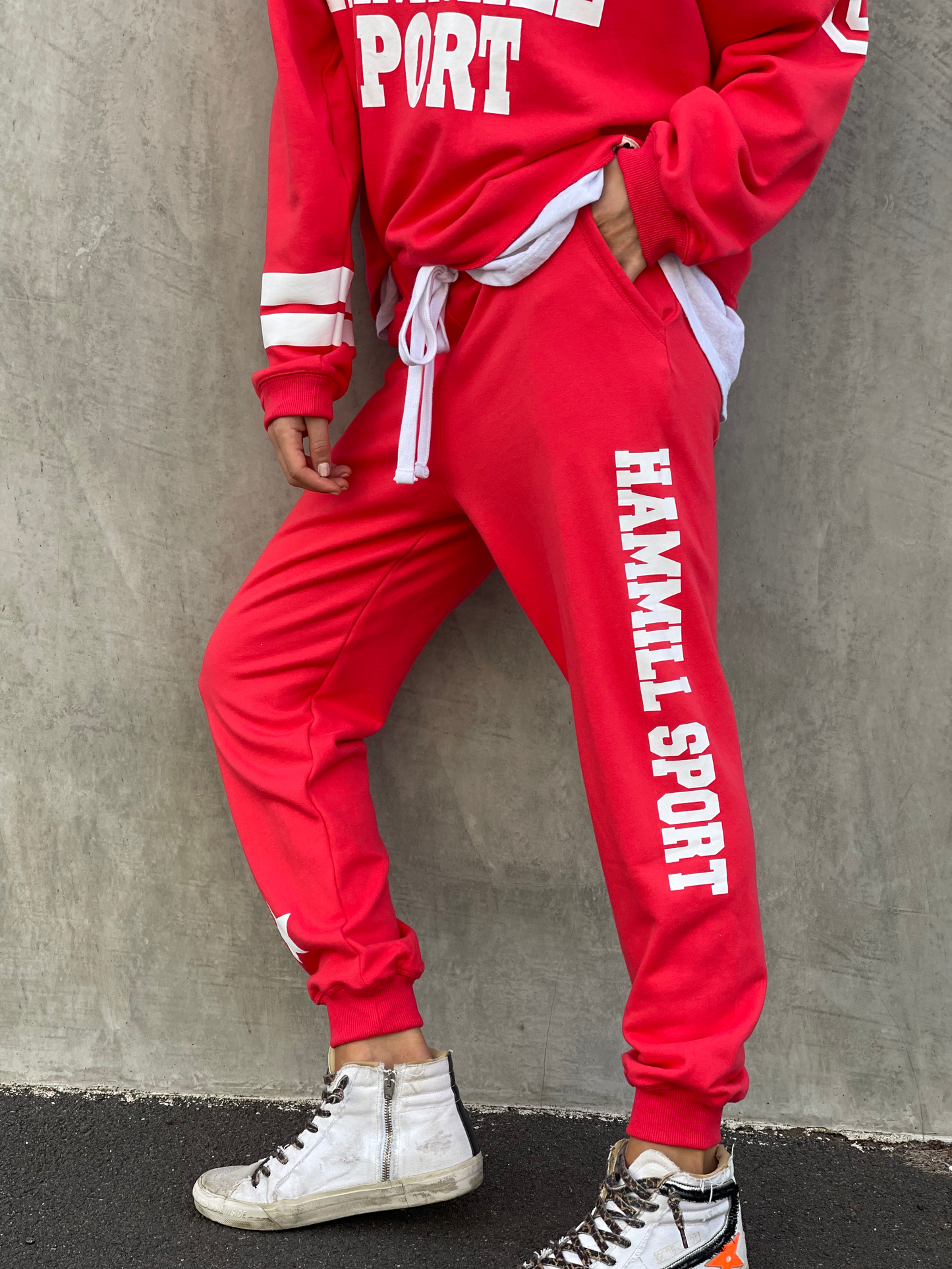 Sport Track Pant - Red